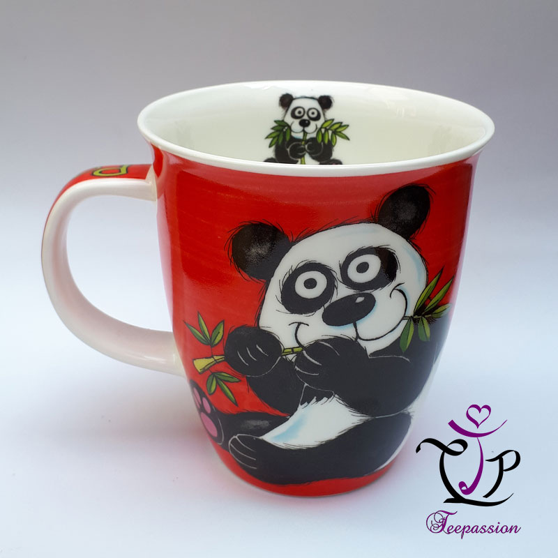 Dunoon Becher 'Happy Cats' Rotblond – 0,48l Aus Feinem Bone China